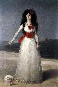 Francisco de Goya Duchess of Alba-The White Duchess oil painting artist